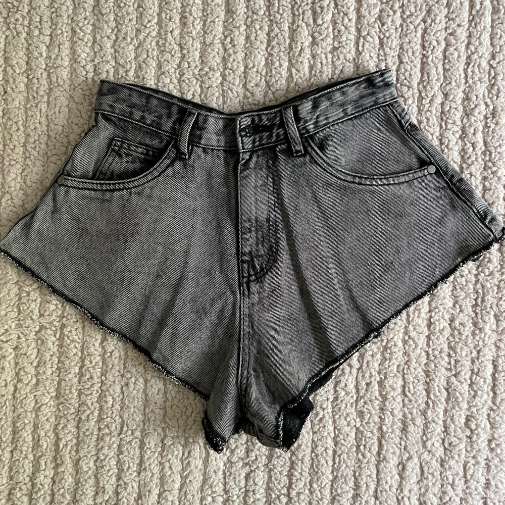 (New, never worn!!) flare jean shorts from PLT